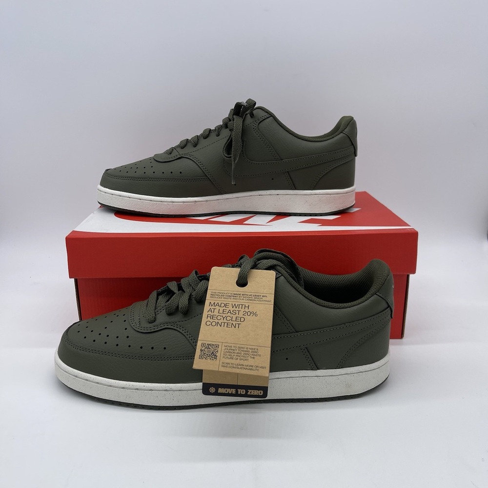 Nike Court Vision Lo NN Shoes‎ Mens Cargo Khaki Green DH2987-300 Sz 11